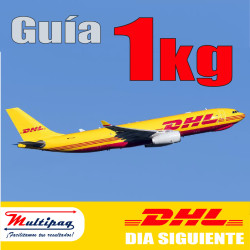 Guía prepagada DHL día siguiente ampara hasta 1kg