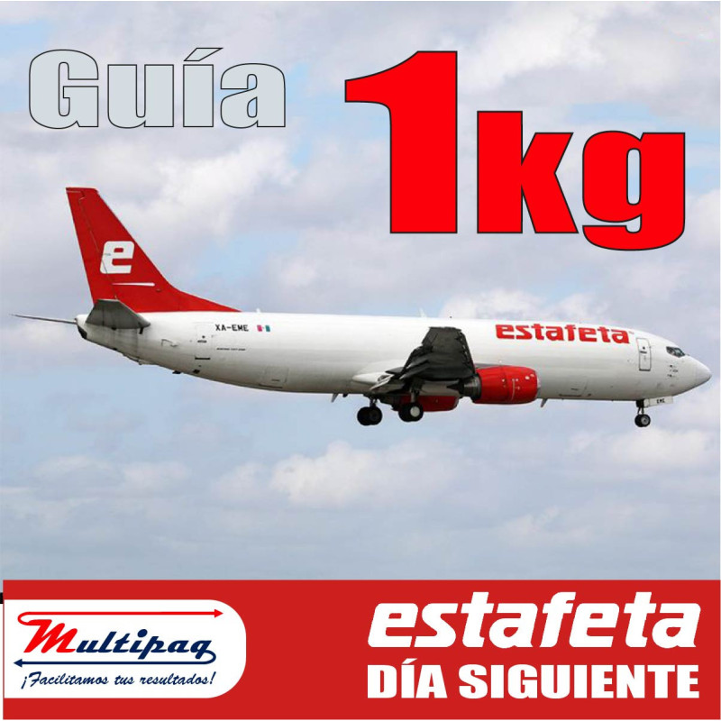 Guía Prepagada Estafeta 1 Kg Envío Día Siguiente 1 Dh Exprés