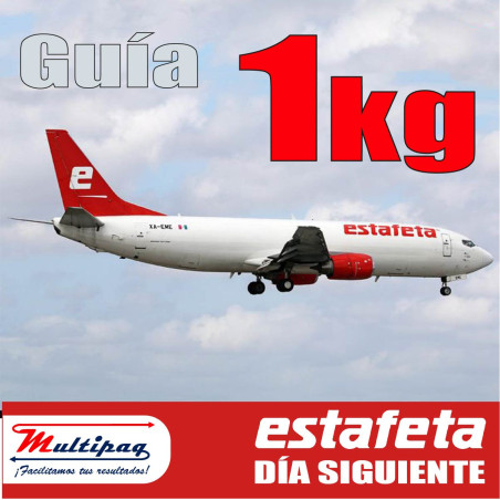 Guía Prepagada Estafeta 1 Kg Envío Día Siguiente 1 Dh Exprés