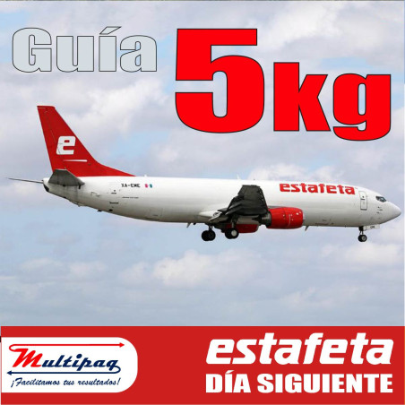 Guía Prepagada 5 Kg Estafeta Día Siguiente Dh Envío Express
