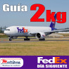 Guía Prepagada Fedex 2 Kg Envío Día Siguiente 1 Dh Exprés