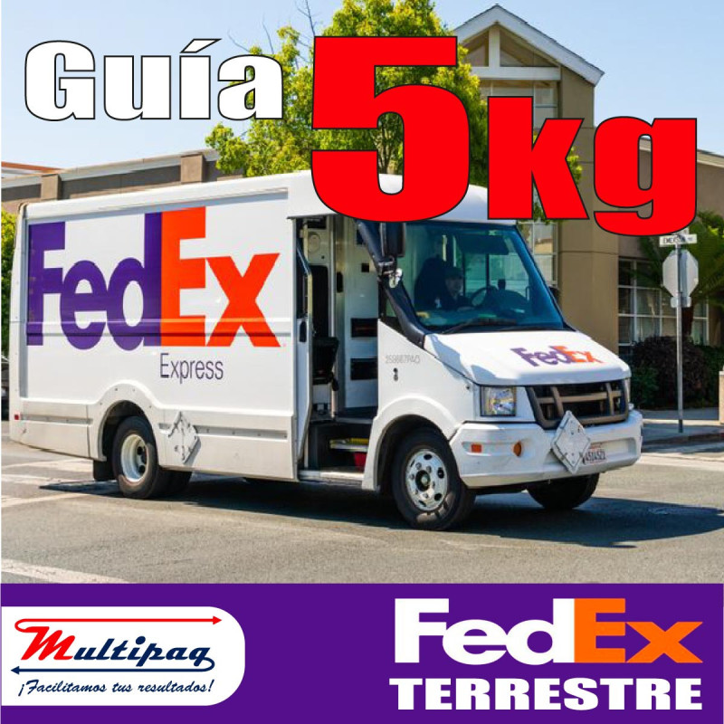 Guía FedEx Terrestre 5 kg  | Multipaq