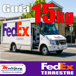 Gestiona  FedEx Terrestre de 15 kg |  Multipaq