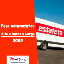 Guía Prepagada 25 Kg Estafeta Terrestre Económico 2-5 Dh