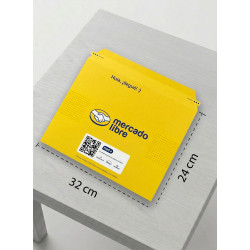 25 Sobres Mercado Libre Tamaño Carta 32x24 cm | MULTIPAQ