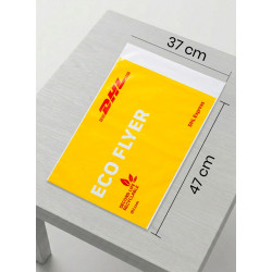 500 Bolsas para Envíos Grande DHL 47x37 cm  | MULTIPAQ