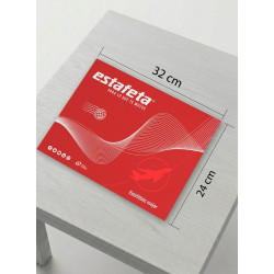 25 Sobre Estafeta Seguridad Carta 32x24 cm | MULTIPAQ