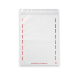 Paquete 100 Bolsas Plástico Grande Envío Estafeta Blanca