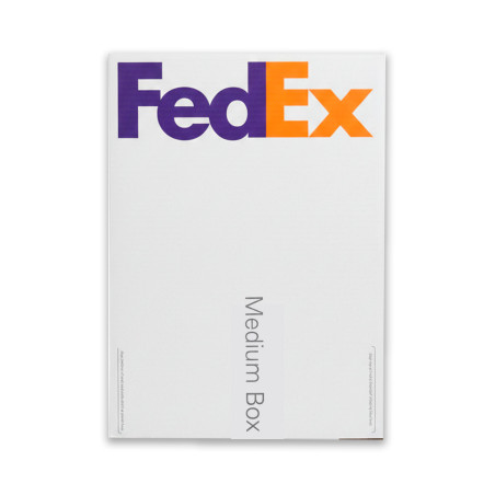 Paquete de 20 cajas de cartón mediana  FEDEX Blanca