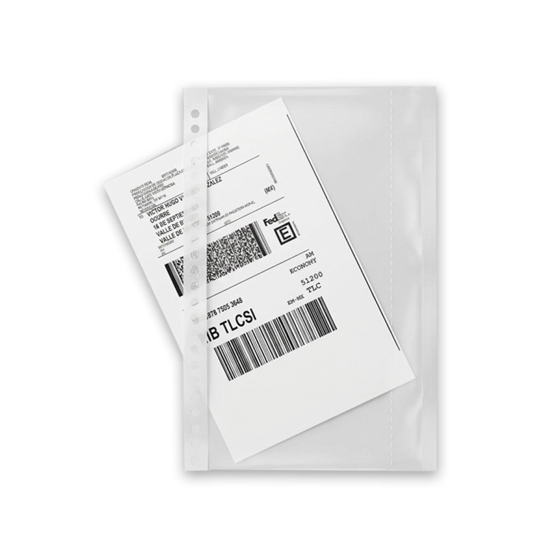 100 Porta Guías Oficio Adhesivos | MULTIPAQ