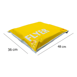 Paquete 100 Bolsas Plástico Grande Envio Dhl Amarillo