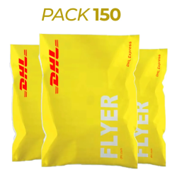 Paquete 150 Bolsas Plástico Grande Envio Dhl Amarillo